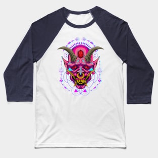 oni mask samurai Baseball T-Shirt